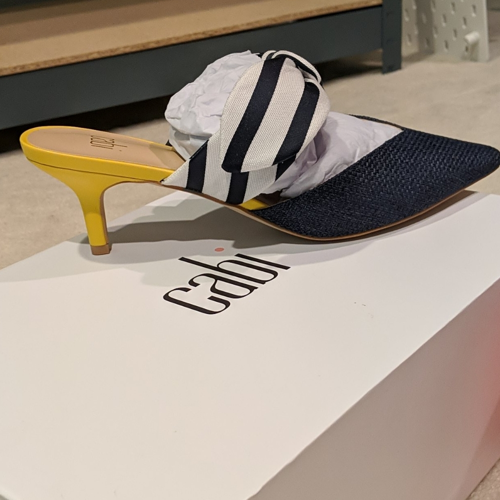 Cabi Nautical Kitten Heels